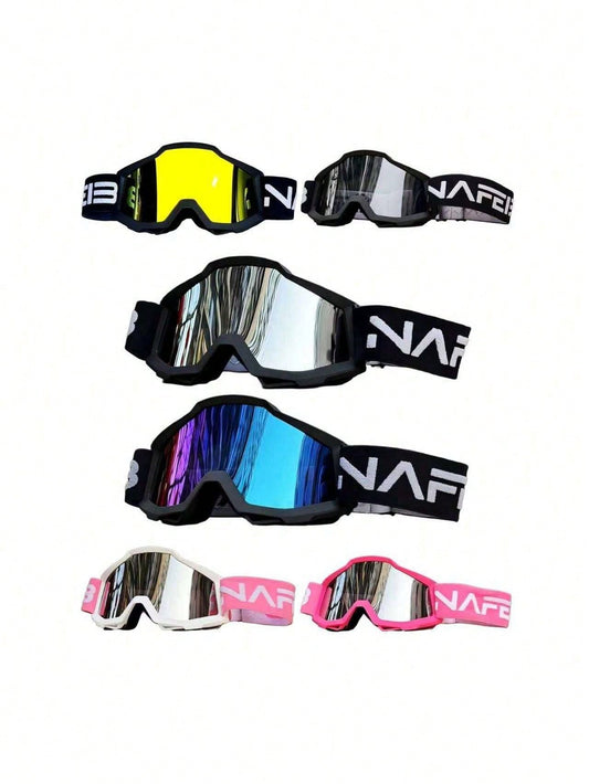 Outdoor Cycling Goggles Motorcycle Off-Road Dust Wind Goggles, Multiple Optional Lenses, Windproof Sports Glasses For Cycling Surfing