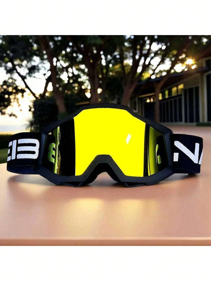 Outdoor Cycling Goggles Motorcycle Off-Road Dust Wind Goggles, Multiple Optional Lenses, Windproof Sports Glasses For Cycling Surfing