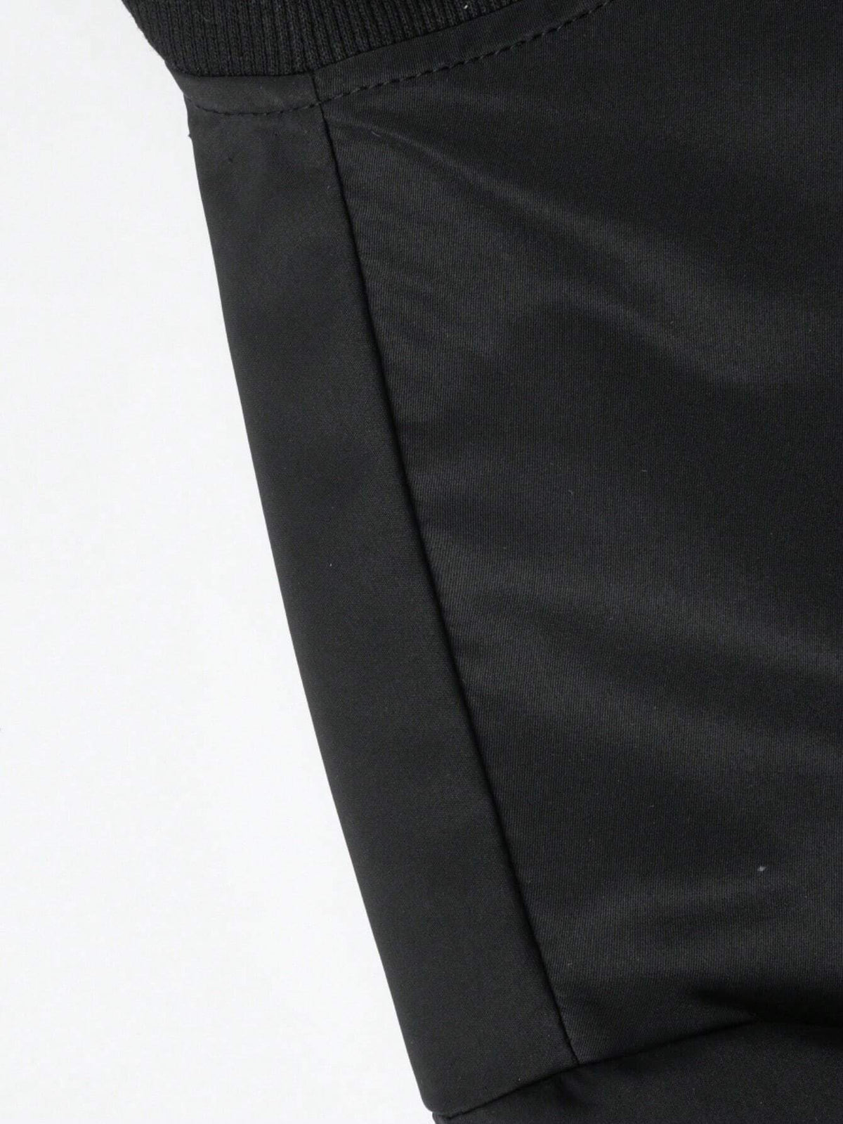 Outdoor Sports Casual Stand Collar Baseball Jacket Solid Color Zipper Jacket