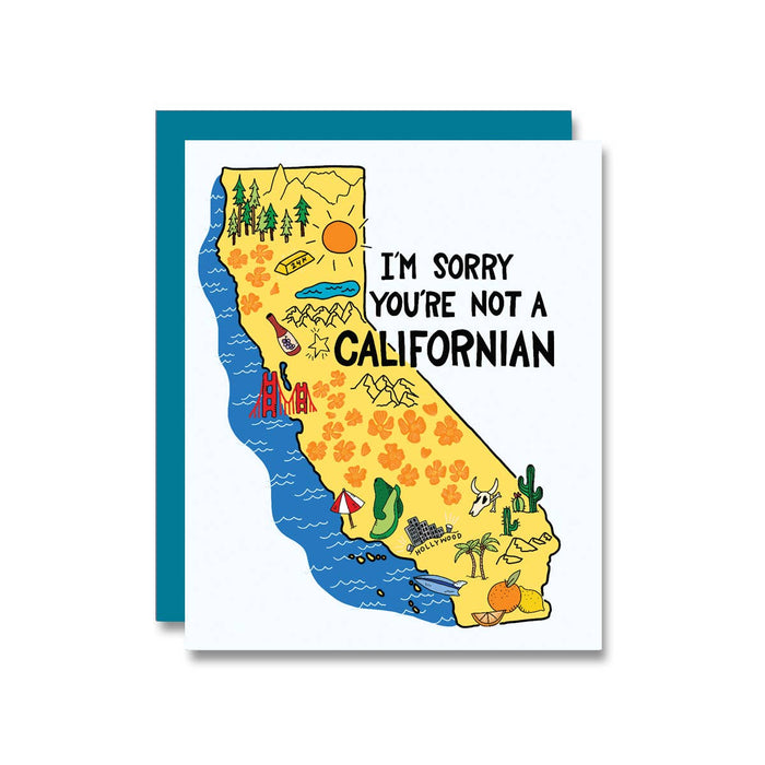 PapaLlama Greeting Card  - Californian