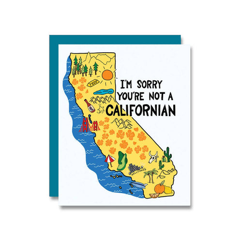 PapaLlama Greeting Card  - Californian