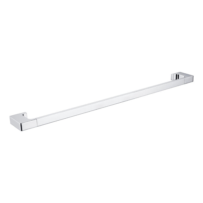 PEARL Single Towel Rail 800mm CHROME 8030-CH Accessories Nero