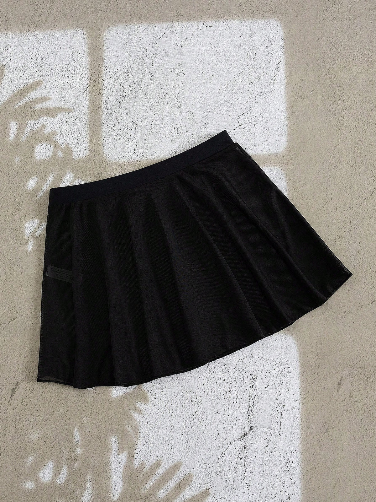 PEPPERMOLLY New Slimming Mesh Wrap Skirt Swimwear Cover Up For Women, Fashionable Beach Cover-Up For Summer Vacation Black