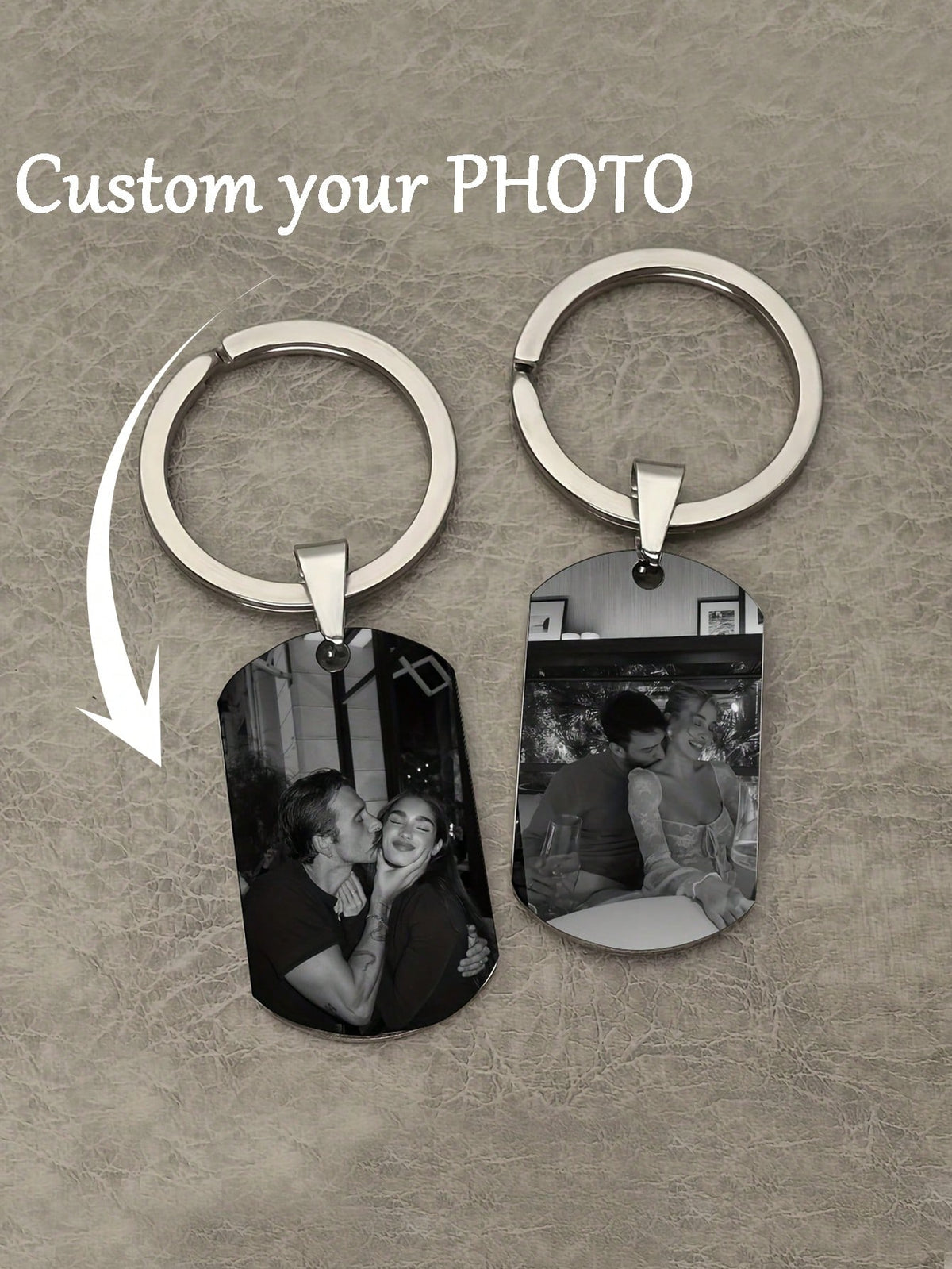 Personalized Photo, Anniversary Gift, Halloween Decoration, Backpack Pendant, Birthday Gift, Valentine's Day, Mother's Day, Graduation, Christmas Gift, Rose Gold, Platinum, Suitable For College Studen