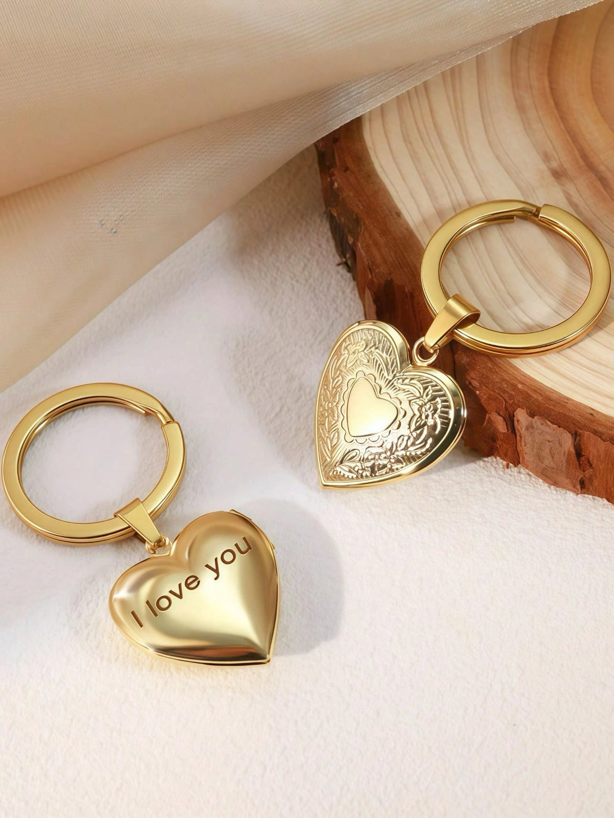 Personalized Photo Heart-Shaped Keychain, Engraved Pet Photo Memorial Keychain, Love Photo Keychain Gift For Birthday Anniversary Wedding Party