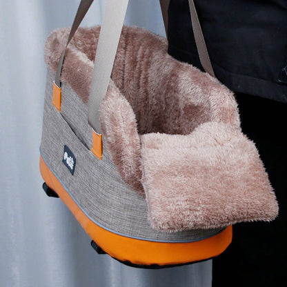 Pet Bag Car Mat Cat Safety Seat Control Nest Bomei Teddy Out Carrying Bag Pet Supplies.