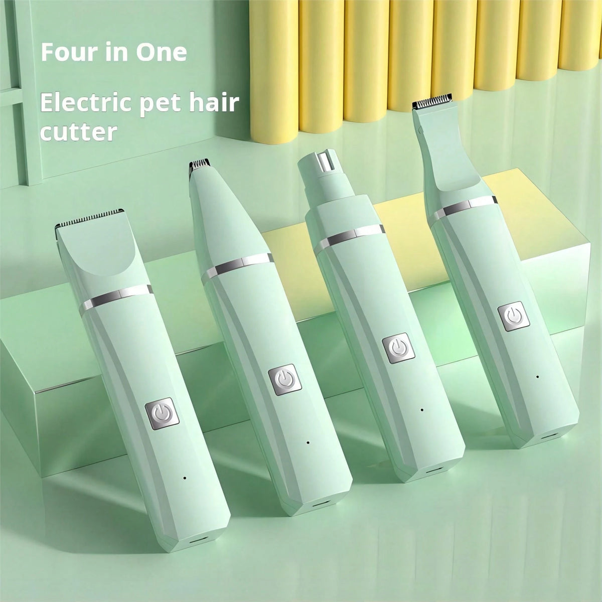 Pet Electric Hair Clipper, Multi-Functional Pet Grooming Trimmer Set, Suitable For Dogs- Professional Pet Grooming Kit Includes Nail Clippers- Quiet And Efficient Trimming- Suitable For Home Use An