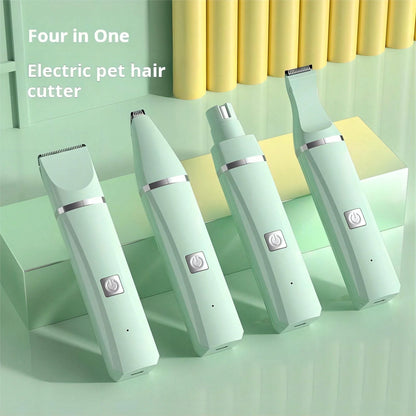 Pet Electric Hair Clipper, Multi-Functional Pet Grooming Trimmer Set, Suitable For Dogs- Professional Pet Grooming Kit Includes Nail Clippers- Quiet And Efficient Trimming- Suitable For Home Use An