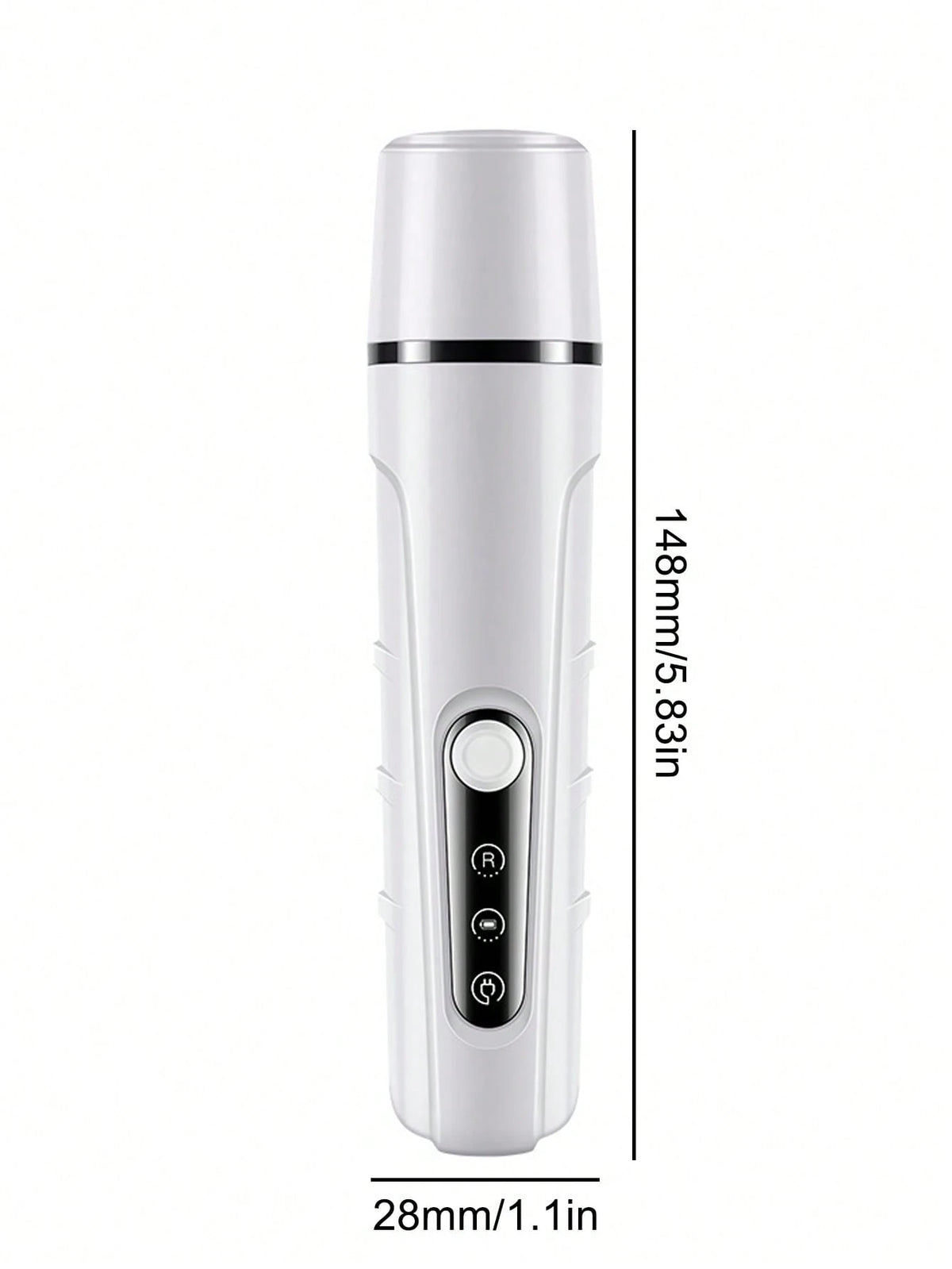 Pet Nail Grinder, Cat Dog Electric Nail Trimmer USB Rechargeable With LED Light, Smart Display, Multi Grinding Modes For Various Pets, Upgraded Strong Motor For Tough Nails, Portable & Fashionable Des