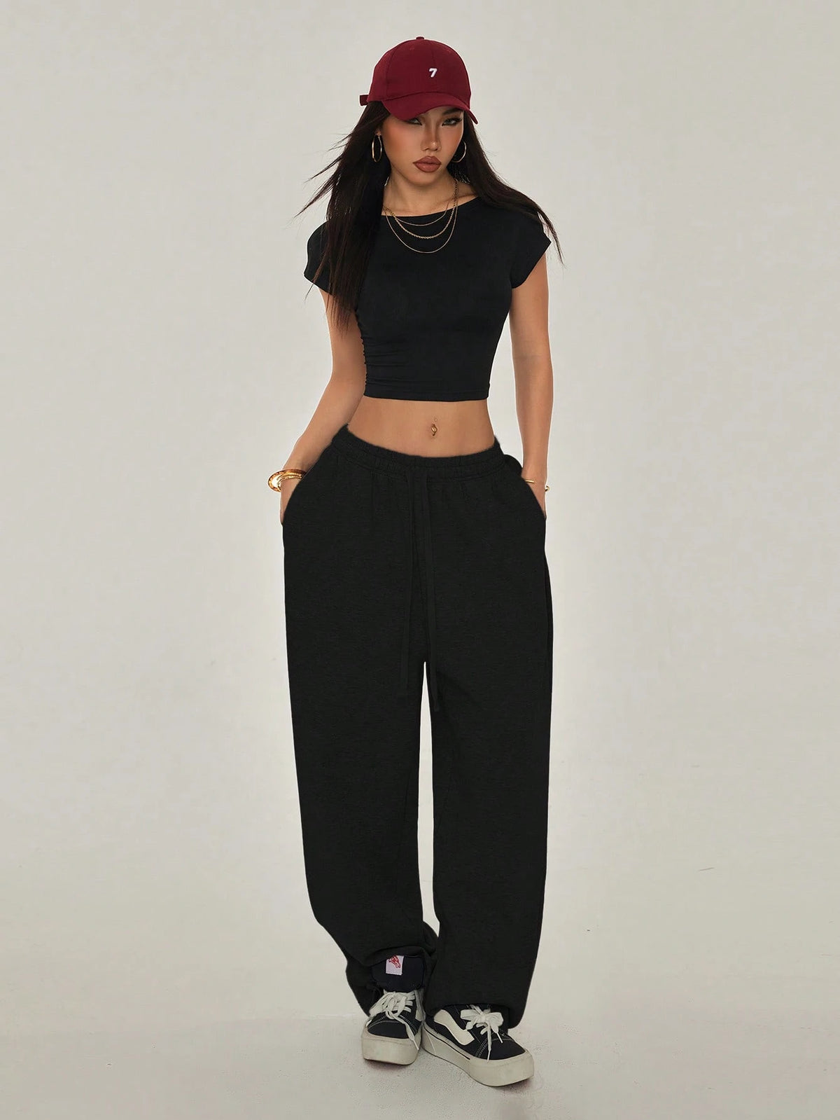 PETITE Black Open Back T-Shirt Top Suitable For Petite, Summer Club Night Night Out Casual Sexy