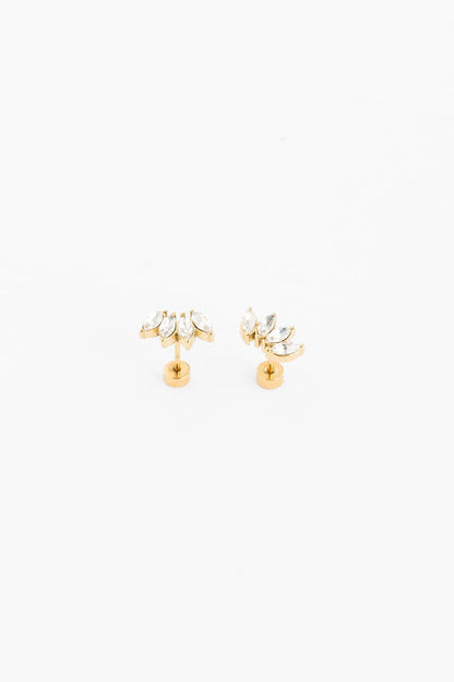 Pip Pop Post - Diamond Crawler Stud Earrings