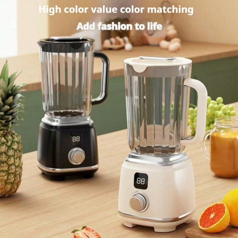 Pomeranian Portable Mixer, Large Capacity, Stainless Steel Ten Blade, Built-In Lithium Battery With A Battery Life Of Up To 3000mAh, Dual Adjustable Gears, ABS Material Can Squeeze Various Fruits And