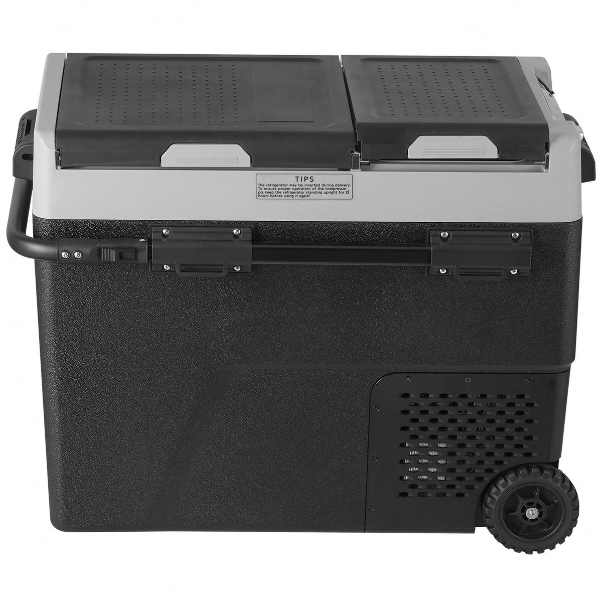 Portable Car Refrigerator, 12 Volt Car Refrigerator Fridge, 58 L/ 61.5 QT Dual Zone Portable Freezer,-4℉-68℉ Adjustable Temperature, Compressor Cooler For Home, Outdoor, Camping, RV, Car