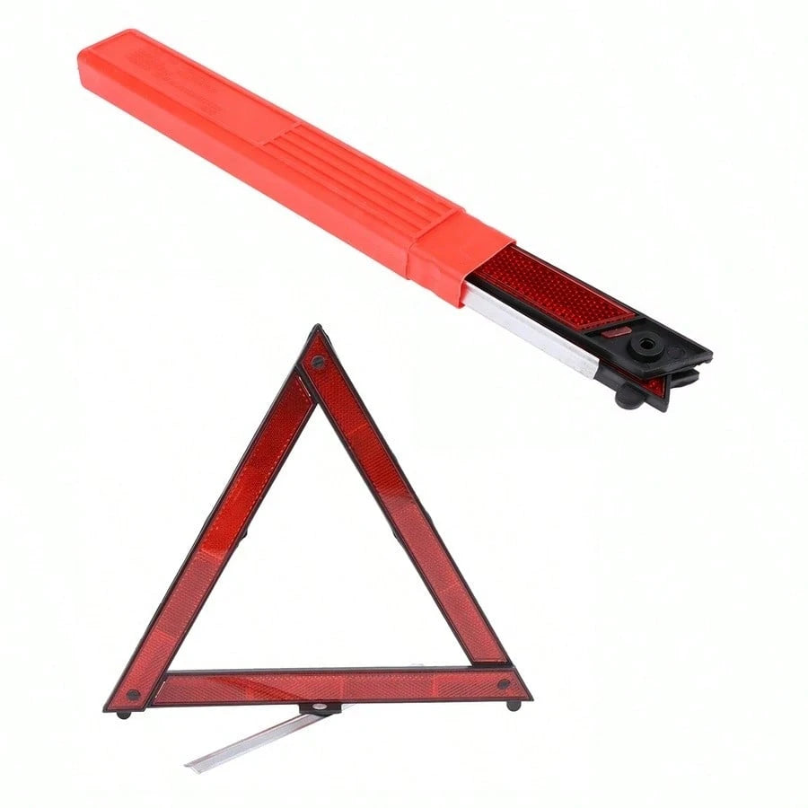 Portable Foldable Emergency Warning Triangle, Compact And Storable, High-Reflective Car Breakdown Safety Warning Roadside Sign