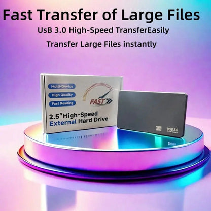 Portable Hard Drive 4TB 2TB External Hard Drive, USB 3.0 Portable 4TB 2TB Portable Hard Drive, Minimalist Design, Reliable Storage, Suitable For Hobbyists, Students, Professionals
