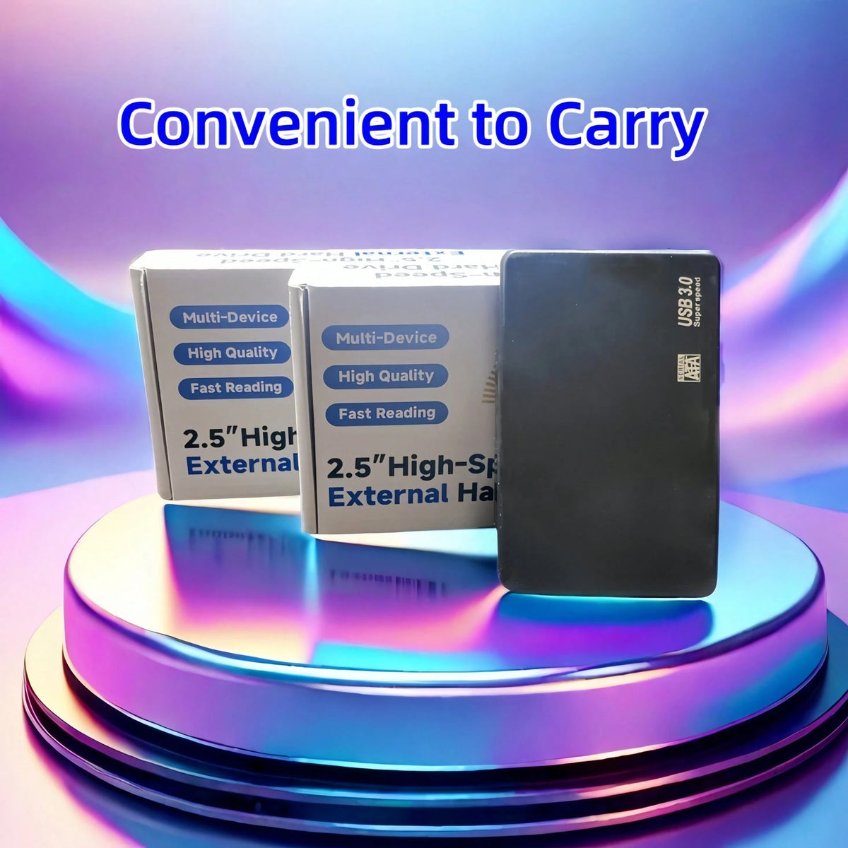 Portable Hard Drive 4TB 2TB External Hard Drive, USB 3.0 Portable 4TB 2TB Portable Hard Drive, Minimalist Design, Reliable Storage, Suitable For Hobbyists, Students, Professionals