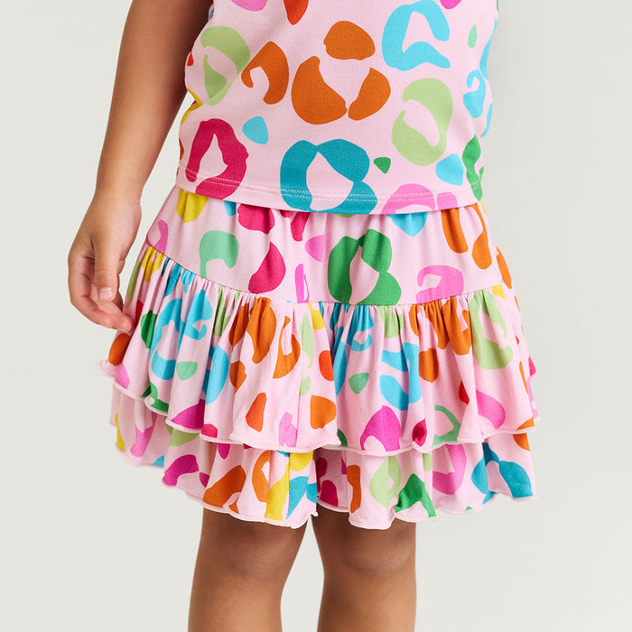Posh Peanut Ruffled Mini Skirt - Luella