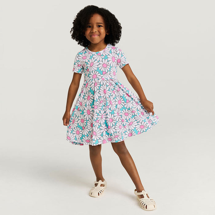 Posh Peanut Twirl Dress - Retro Daisy
