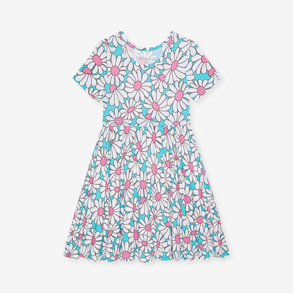 Posh Peanut Twirl Dress - Retro Daisy