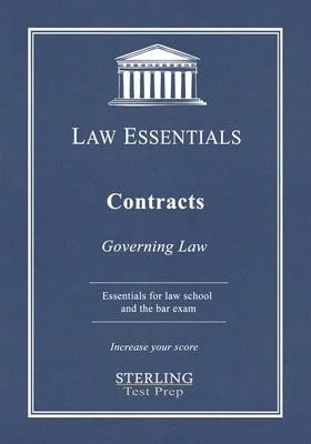 Pre-Owned Contracts, Law Essentials: Governing Law For Law School And Bar Exam Prep (Paperback) By Sterling Test Prep, Frank J Addivinola