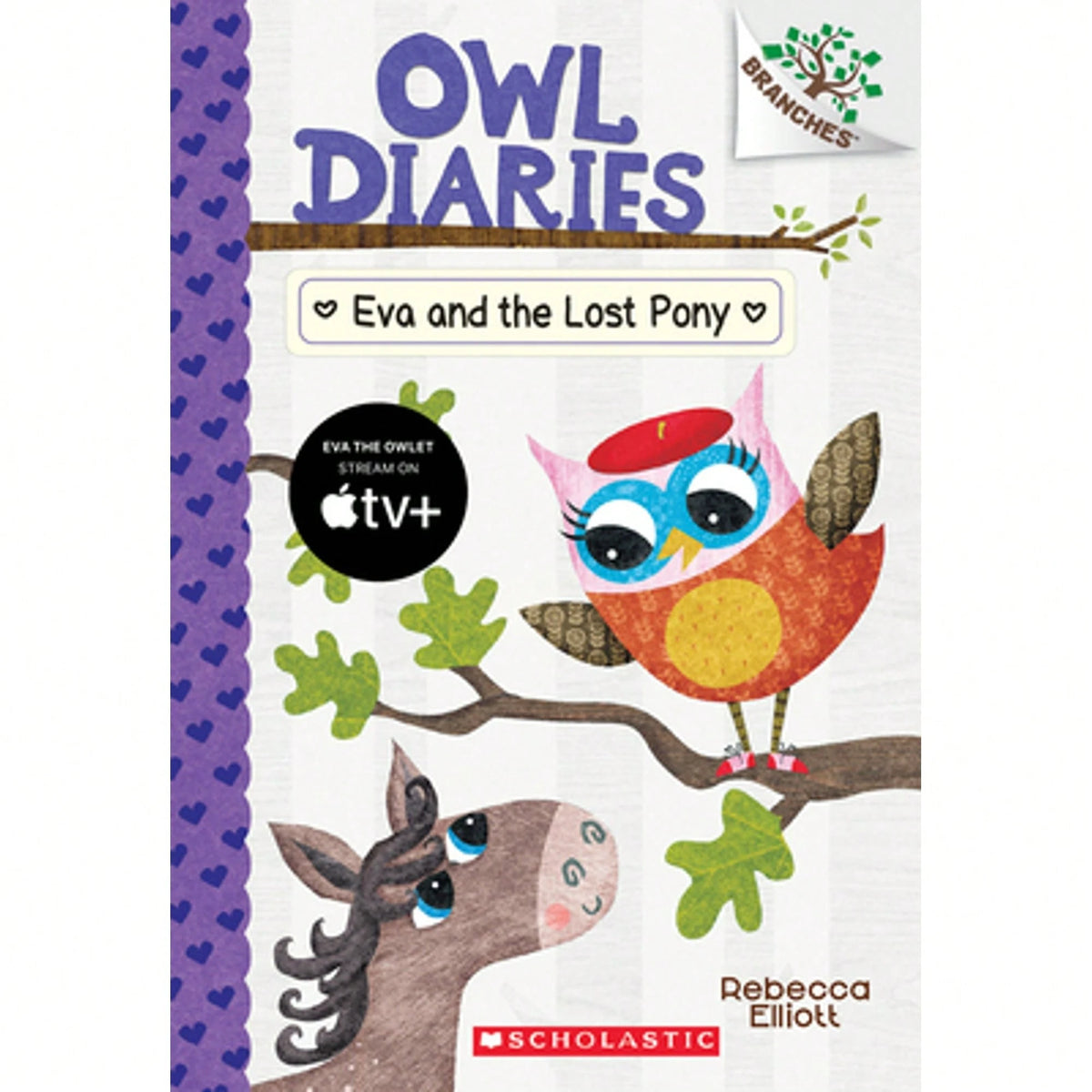 Pre-Owned Eva And The Lost Pony: A Branches Book (Owl Diaries #8): Volume 8 (Paperback) By Rebecca Elliott
