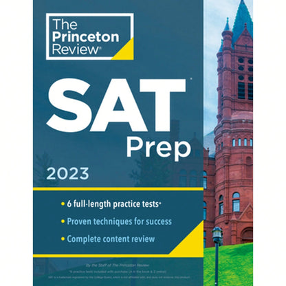 Pre-Owned Princeton Review SAT Prep, 2023: 6 Practice Tests + Review & Techniques + Online Tools (Paperback) By The Princeton Review