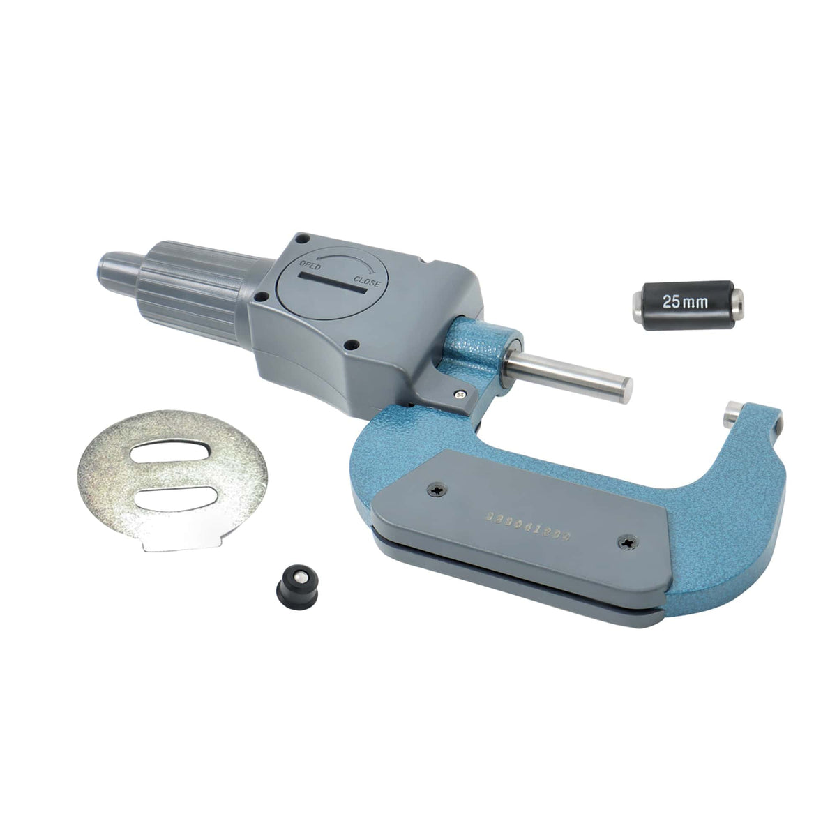 Professional Grade 1-2 Digital Micrometer 0.00005 Resolution Carbide 25-50mm Dual Unit Switch For Machinists