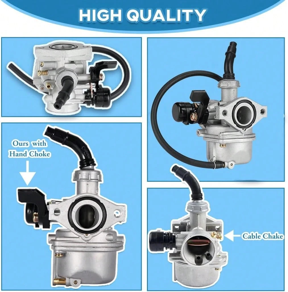 PZ19 Carburetor Air Filter Kit For 70cc 110cc 125cc Dirt Bikes Pit Bike Monkey Scooter ATV Quad Go Karts 22mm Carb Fits For CRF SSR Sunl Taotao Pit