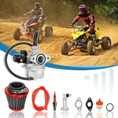 PZ19 Carburetor Air Filter Kit For 70cc 110cc 125cc Dirt Bikes Pit Bike Monkey Scooter ATV Quad Go Karts 22mm Carb Fits For CRF SSR Sunl Taotao Pit