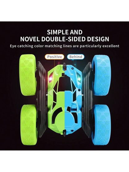 RC Stunt Cars Remote Control Cars Double Sided Driving 360 Degree Flip Spinning Car Toys For Boys And Girls As Christmas Thanksgiving Halloween Gift,Kids Water Bottle Blue,Truck Rc,Rc Truck Toy