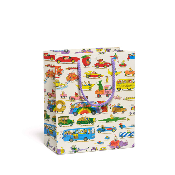 Red Cap Cards - Richard Scarry Busytown Cars Gift Bag (Medium)