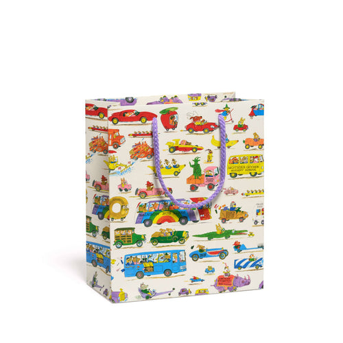 Red Cap Cards - Richard Scarry Busytown Cars Gift Bag (Medium)