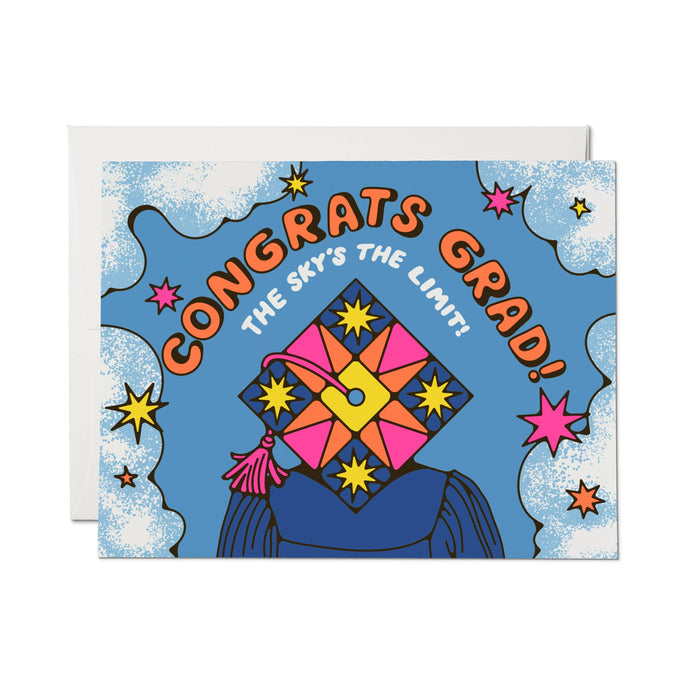 Red Cap Cards Greeting Card - Sky's the Limit