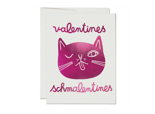 Red Cap Cards Greeting Card - Valentines Schmalentines