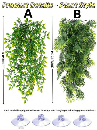 Reptiles Can Climb Vines And Artificial Plants. The Climbing Rope Is Made Of Hand-Woven Parachute Rope And Is Suitable For Lizards, Snakes, Turtles, Frogs And Hermit Crabs. It Can Be Used For Creating