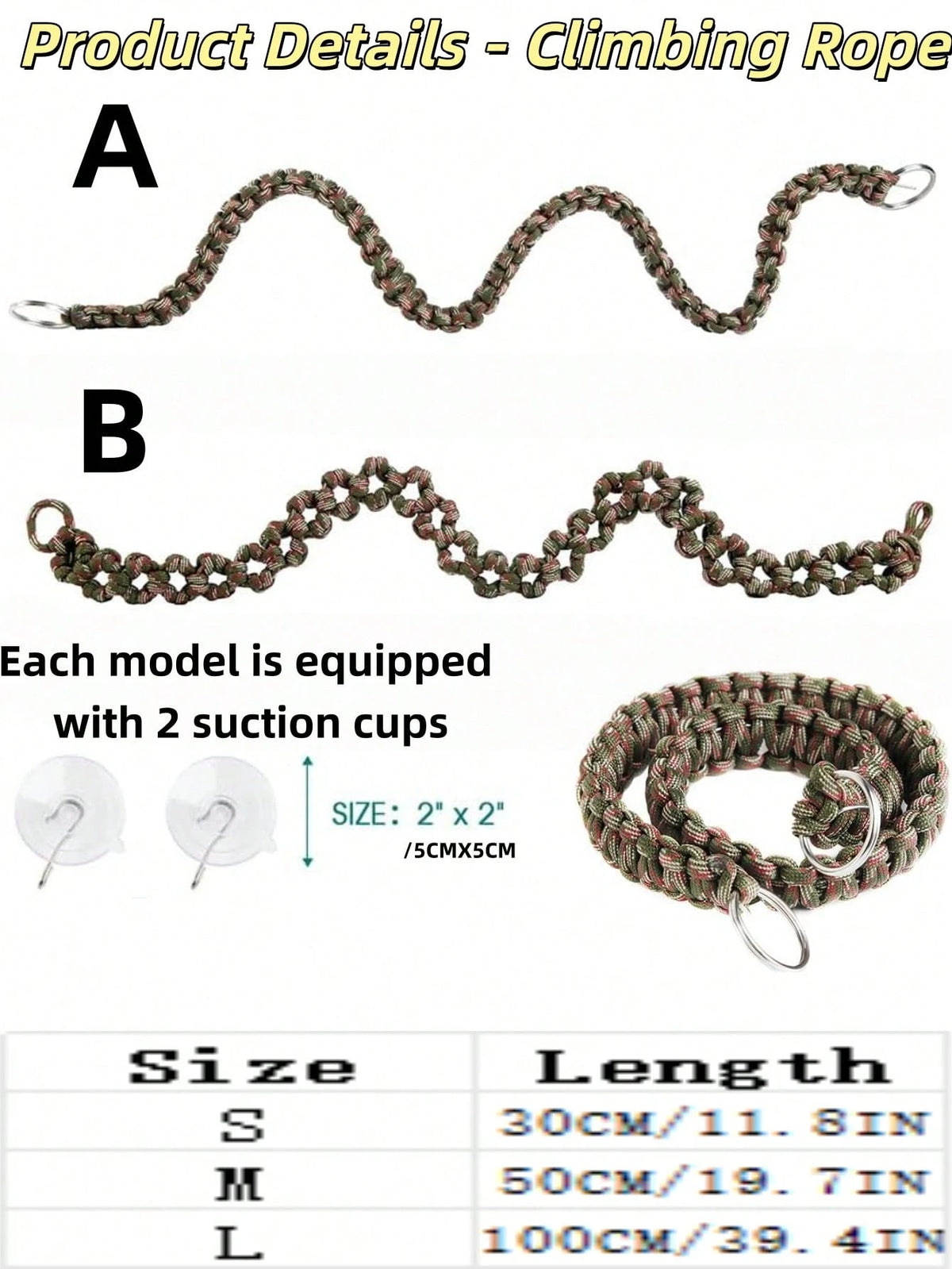 Reptiles Can Climb Vines And Artificial Plants. The Climbing Rope Is Made Of Hand-Woven Parachute Rope And Is Suitable For Lizards, Snakes, Turtles, Frogs And Hermit Crabs. It Can Be Used For Creating