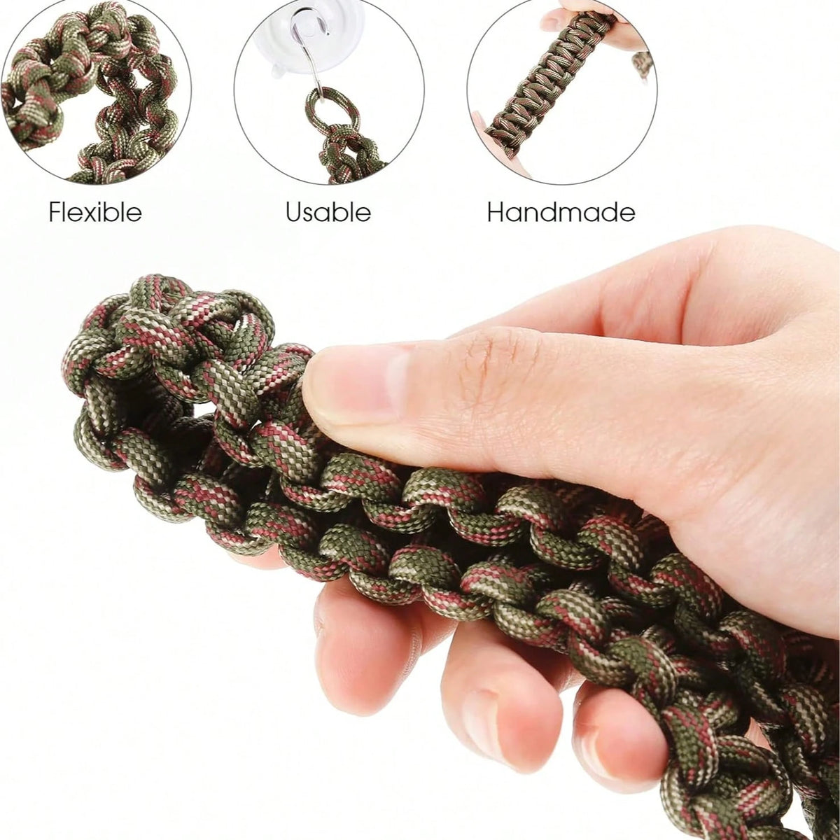 Reptiles Can Climb Vines And Artificial Plants. The Climbing Rope Is Made Of Hand-Woven Parachute Rope And Is Suitable For Lizards, Snakes, Turtles, Frogs And Hermit Crabs. It Can Be Used For Creating