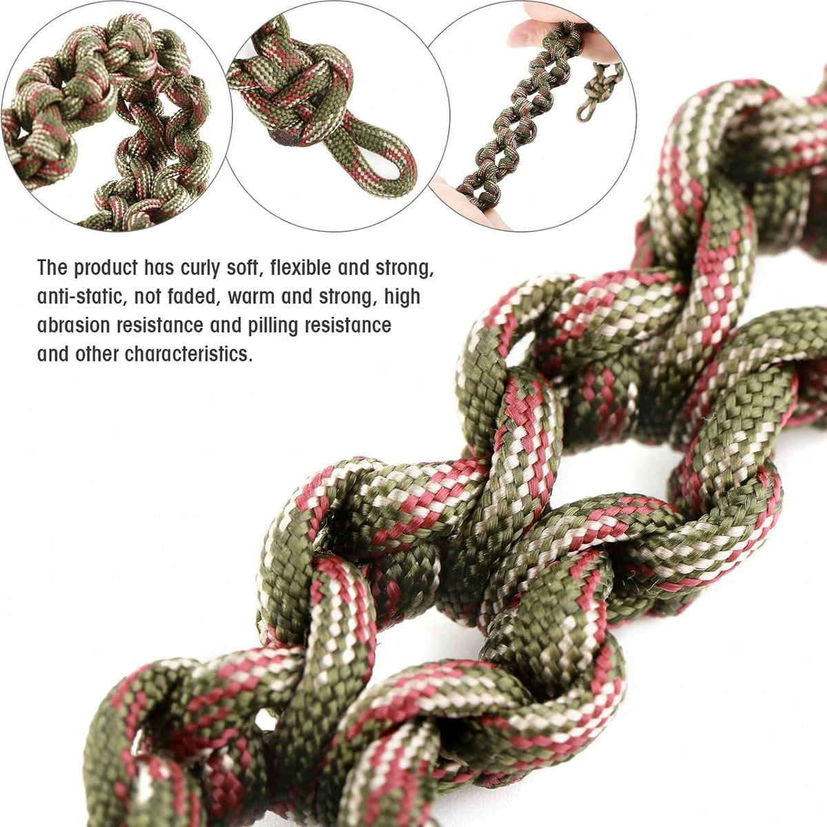 Reptiles Can Climb Vines And Artificial Plants. The Climbing Rope Is Made Of Hand-Woven Parachute Rope And Is Suitable For Lizards, Snakes, Turtles, Frogs And Hermit Crabs. It Can Be Used For Creating