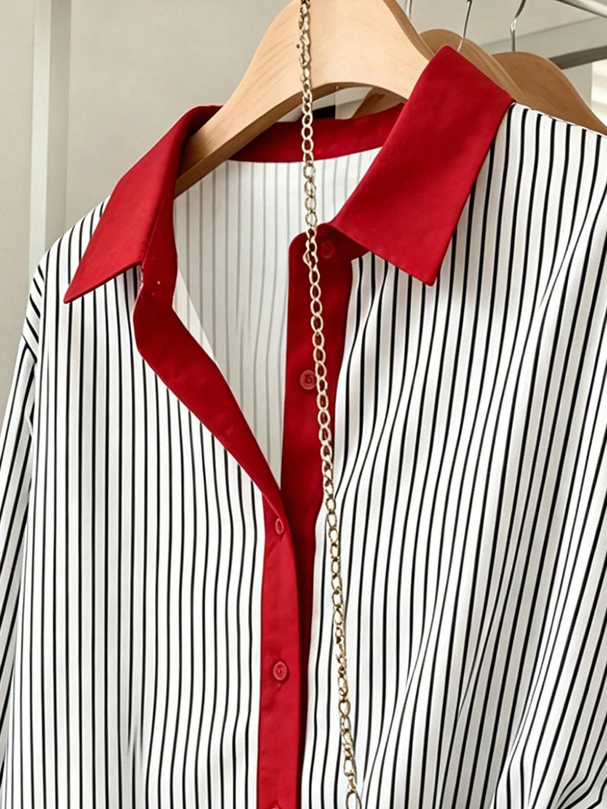 Resyla Women's Casual Commuter Striped Shirt