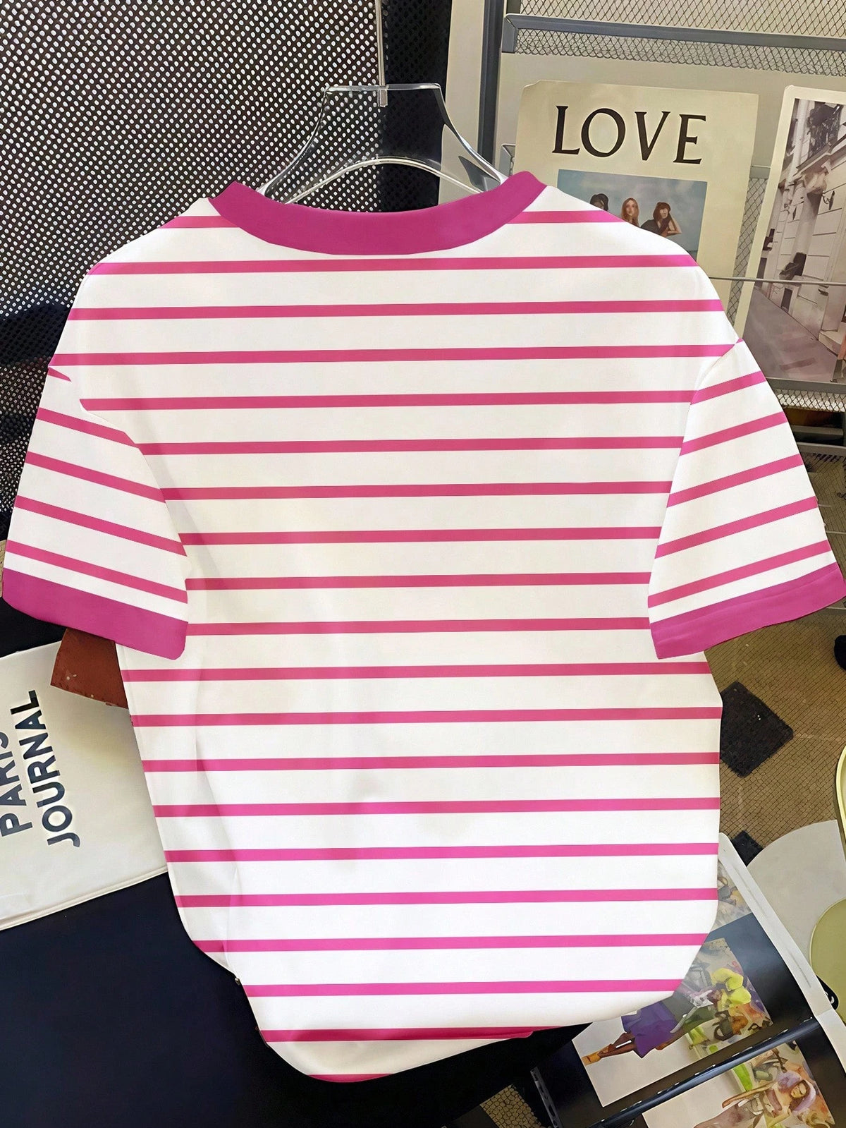 Resyla Women's Casual Striped Print Round Neck Short Sleeve T-Shirt, Suitable For Summer Holiday And Daily Commute