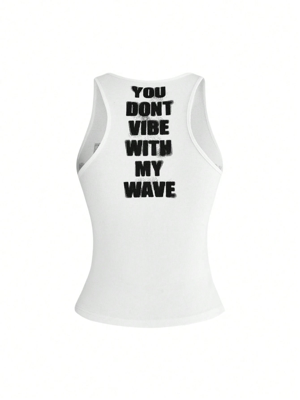 ROMWE Y2K Abby Letter Slogan Graphic Print Women Tank Top