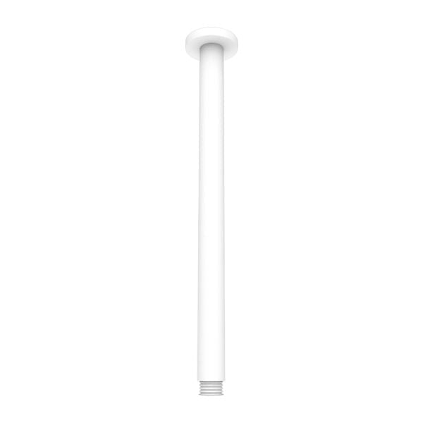 Round Ceiling Arm 300mm Matte White YSW503-300MM-MW Showers Nero