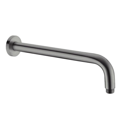 Round Shower Arm Gun Metal YSW502-GM Showers Nero