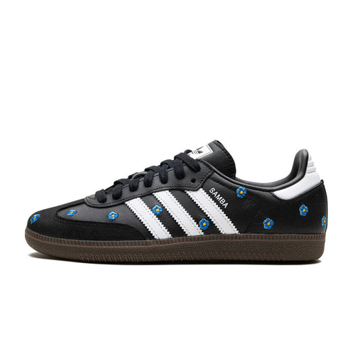 Adidas Samba "Light Blue Floral Core Black"