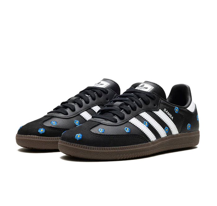 Adidas Samba "Light Blue Floral Core Black"