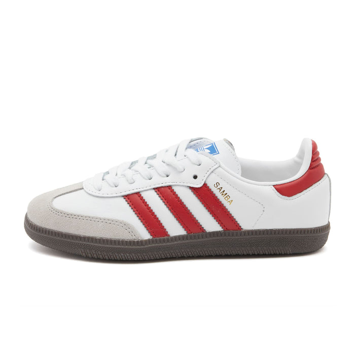 Adidas Samba OG "White Better Scarlet"