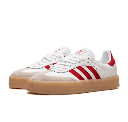 Adidas Sambae "White Better Scarlet Gum"