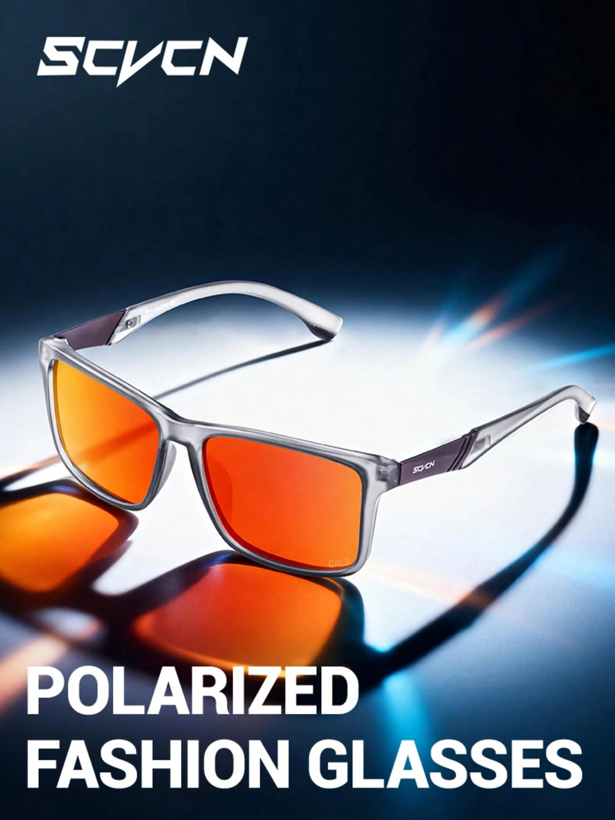 SCVCN Polarized Cycling Glasses, Fishing Glasses, Outdoor Sports Glasses, Men's Mountain Bike & Road Bike Glasses, Women's Hiking & Golf Accessories, Bicycle Glasses, Classic Camping & Holiday Glasses