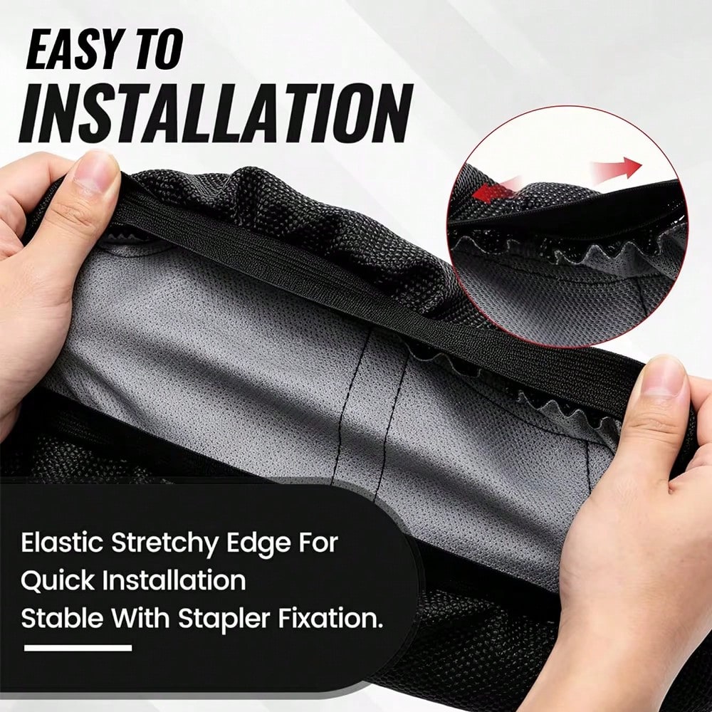 Seat Cover For Yozma IN10,Black Stripe Non-Slip Breathable Waterproof Motorcycle Cushion Cover For Electric Dirt Bike Ebike Yozma In 10
