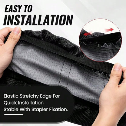 Seat Cover For Yozma IN10,Black Stripe Non-Slip Breathable Waterproof Motorcycle Cushion Cover For Electric Dirt Bike Ebike Yozma In 10